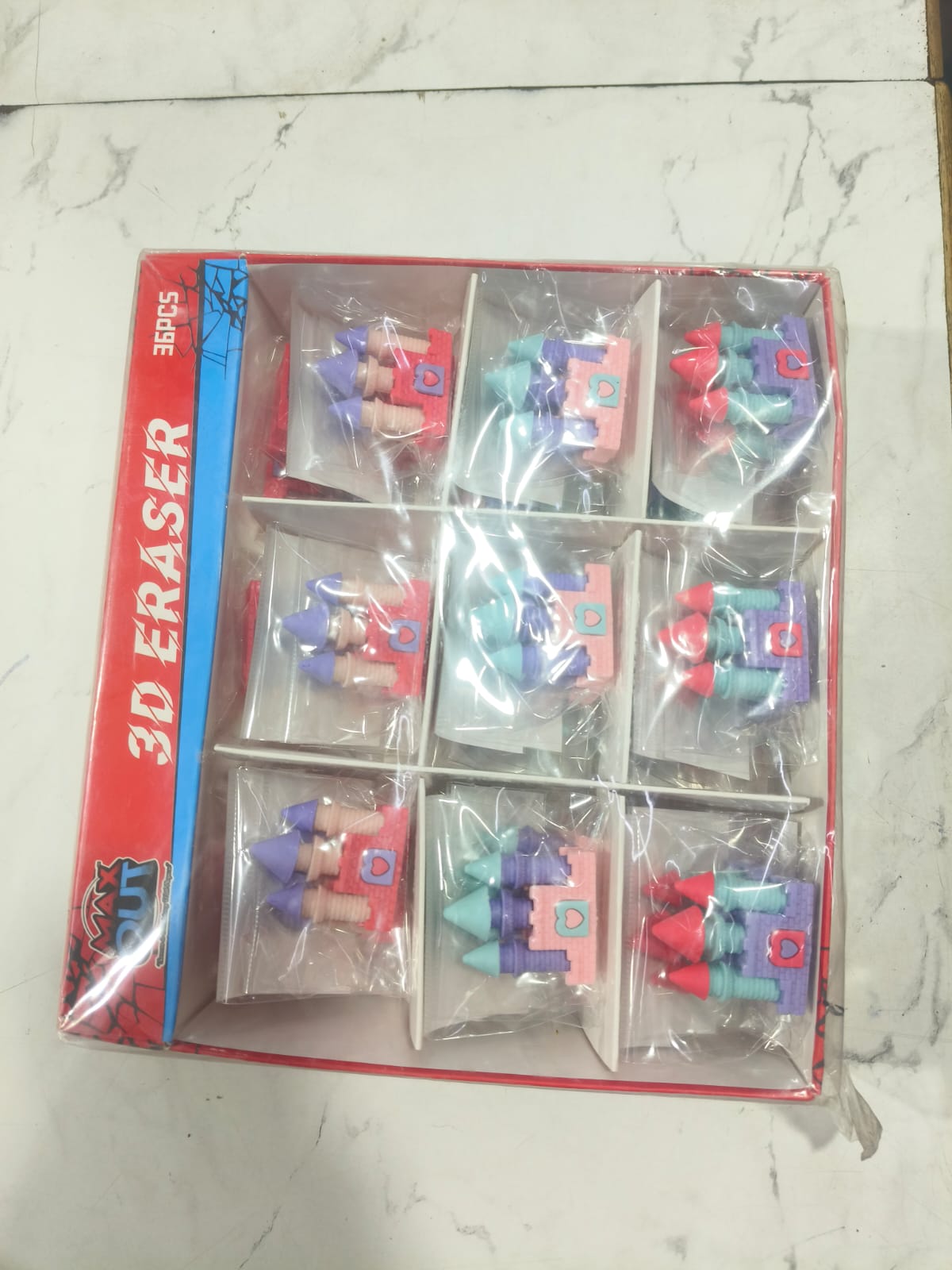 3D Eraser 36Pcs